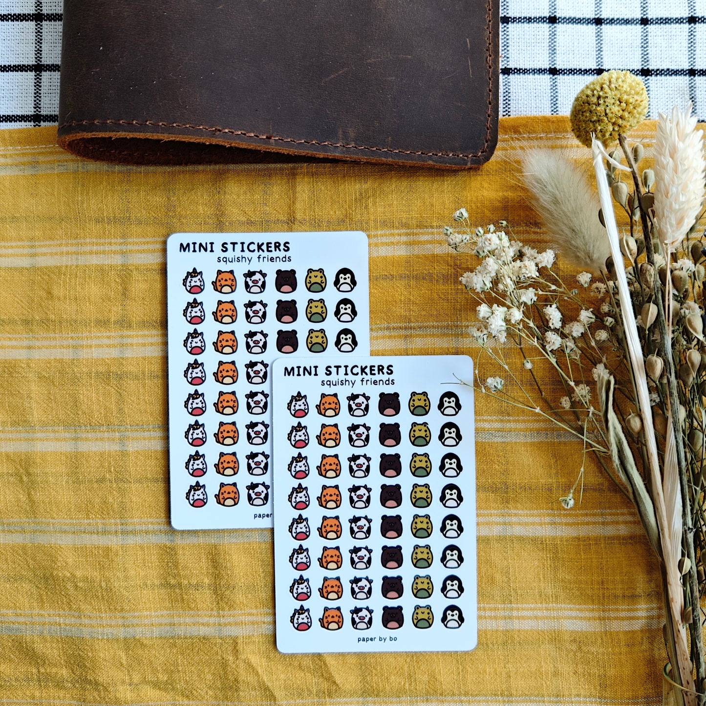Squishy friends mini stickers