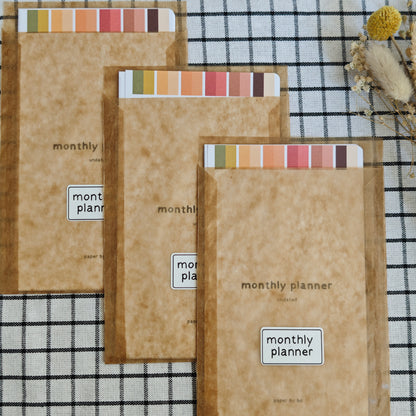 Monthly planner inserts | undated