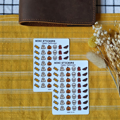 Happy halloween mini stickers