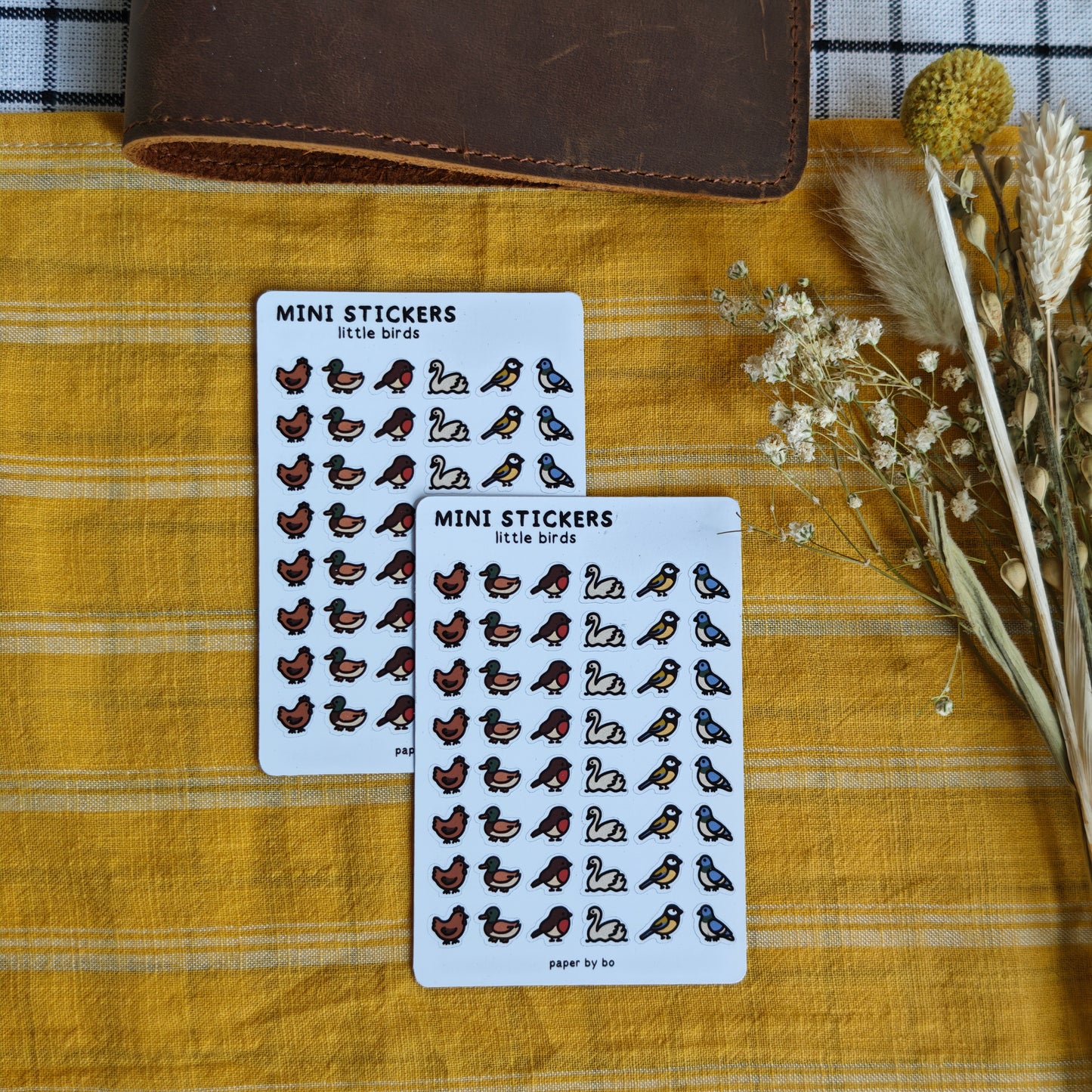 Little birds mini stickers