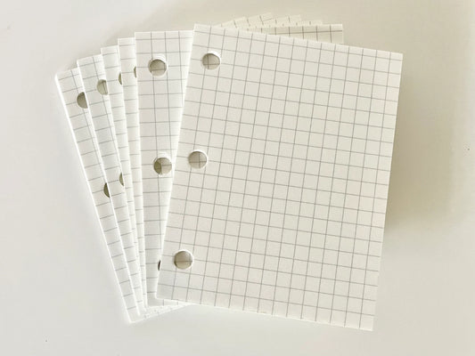 Mini grid paper notes