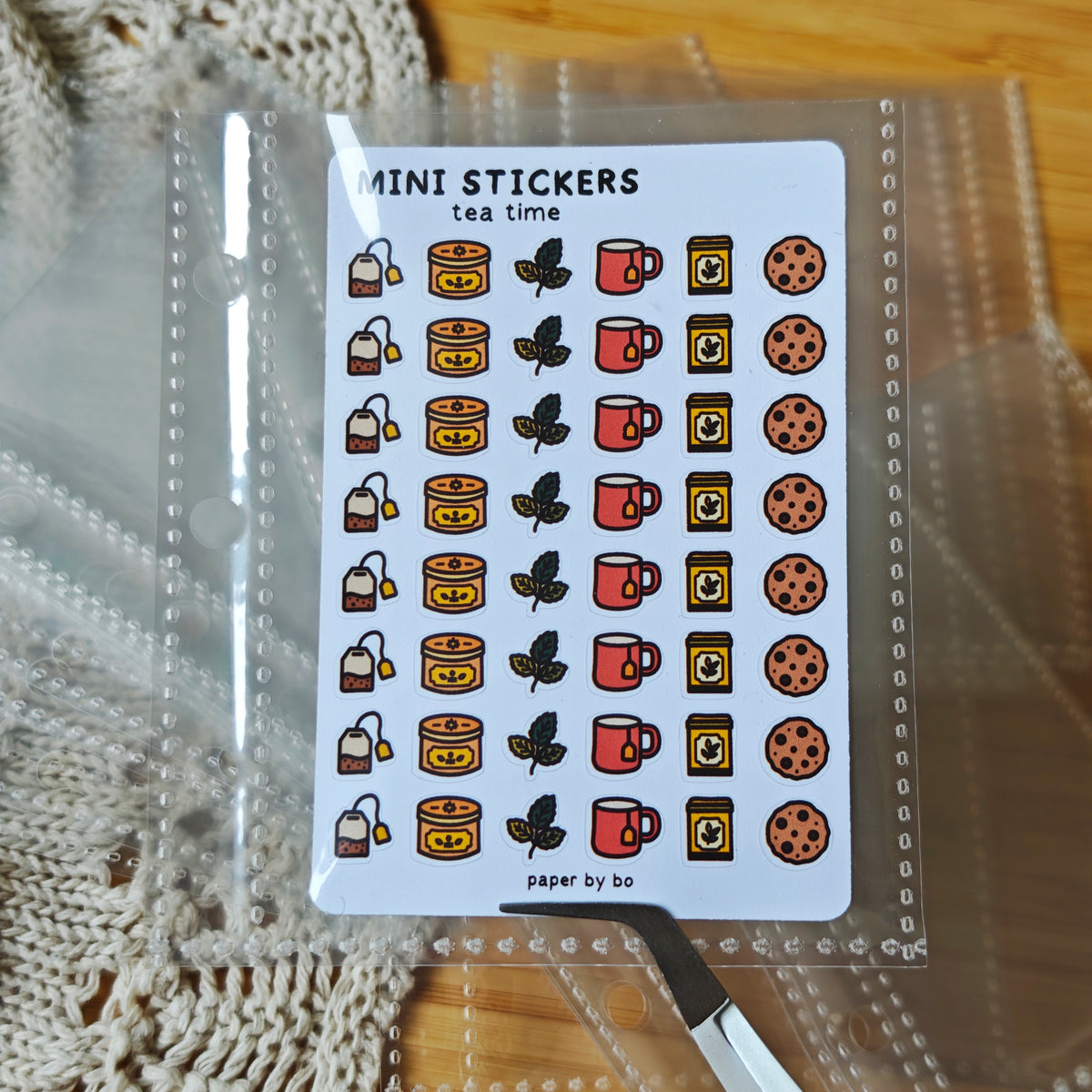 Transparent inner pages