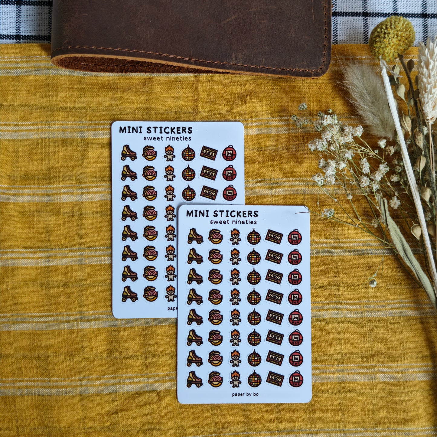Sweet nineties mini stickers